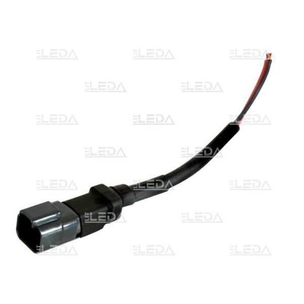 16 cm Savienotājs (male), 2 tapas, ar vadu