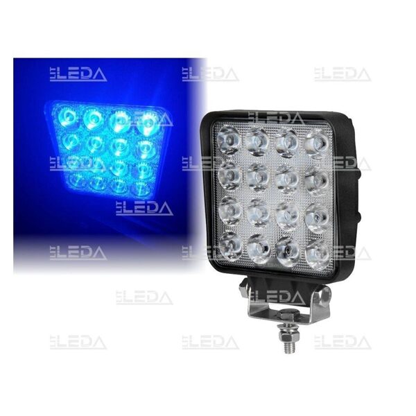 LED Darba lampa 16W (zila gaisma)