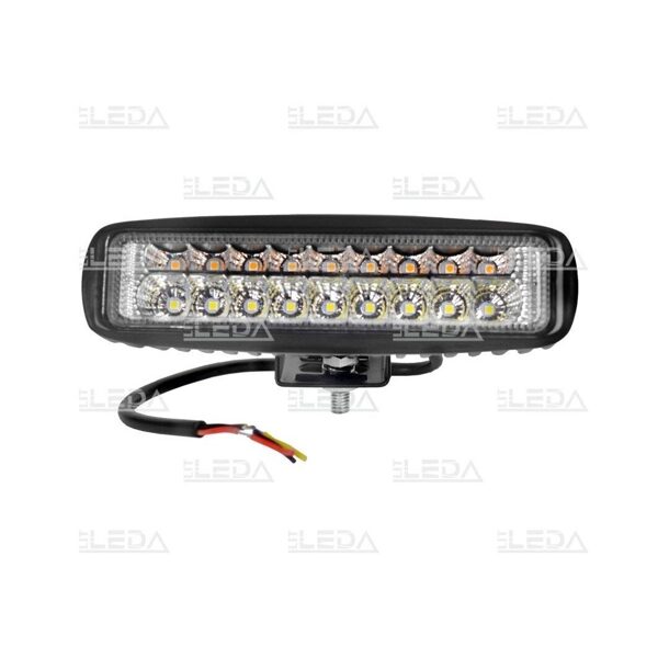 LED Darba lampa 18W, 1320 LM (balta, dzeltena krāsa)