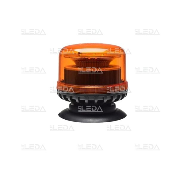 LED Brīdinājuma lampa 12-24V, magnetic mount beacon